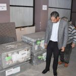 ईवीएम वेयरहाउस का निरीक्षण किया