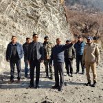 उत्तरकाशी- भटवाड़ी-हर्षिल-गंगोत्री NH-34 में निर्माणाधीन कार्यों का निरीक्षण किया
