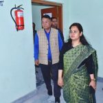 ईवीएम वेयरहाउस का मासिक निरीक्षण किया