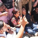 महिला कांग्रेस और पुलिस के बीच झड़प