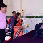 जिलाधिकारी ने घायलों से की मुलाकात