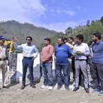 डीएम ने राजमार्ग का स्थलीय निरीक्षण किया