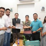 भूतपूर्व राज्यसभा सदस्य मैरी कॉम ने की शिष्टाचार भेंट