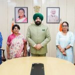 राज्यपाल से तृप्ता ठाकुर ने की शिष्टाचार भेंट