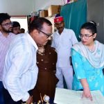 जिलाधिकारी ने इंटर कॉलेज का किया निरीक्षण
